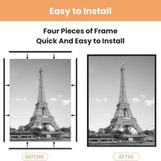 Marco Negro Paquete de 3