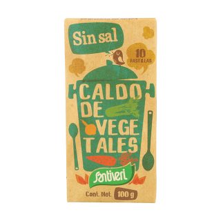 Santiveri Caldo Vegetal Sin Sal en Cubitos 100 Gramos