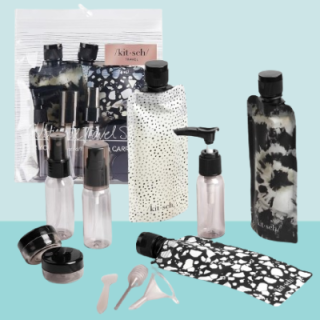 Juego de botellas de viaje Kitsch Ultimate