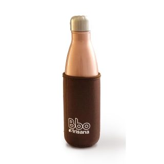 Irisana Bbo Funda Protectora De Neopreno Color Chocolate Para Botellas De 350 Ml