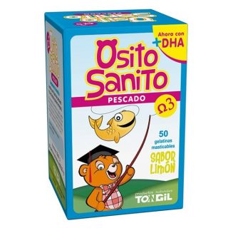 Tong-il Osito Sanito Pescado Omega-3 50gummies 50 Masticables
