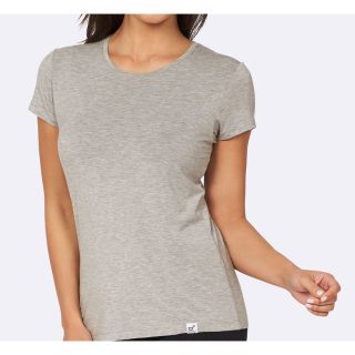 Boody Camiseta Basica Gris Claro Mujer Manga Corta Talla L