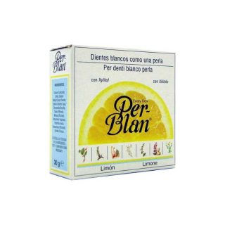 Perblan Dentifrico Blanqueante en Polvo Limon 30 Gramos