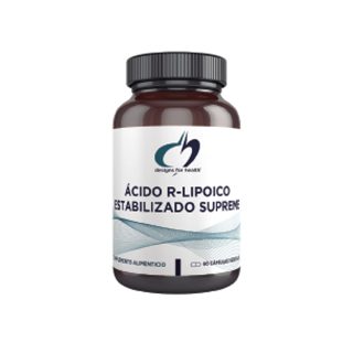 Desings For Health Ácido R-Lipoico Estabilizado Supreme, 60 Cápsulas