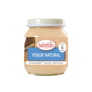 Babybio Potitos Con Yogur Natural De Vaca 2 x 130 g
