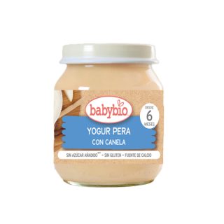 Babybio Potito De Yogur Y Pera Con Leche De Vaca 2 x 130 g