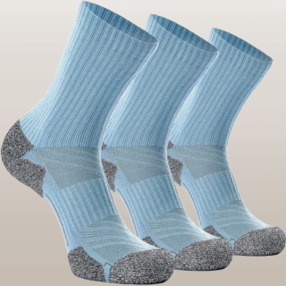 Calcetines de compresión para botas de arco color celeste