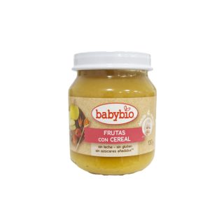 Babybio Potito Frutas Mezcladas Con Cereales 130 g