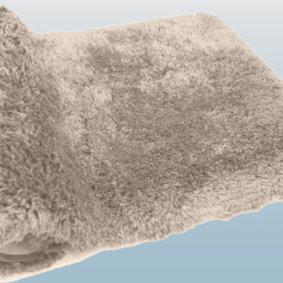 Alfombras de bano antideslizantes suaves y peludas