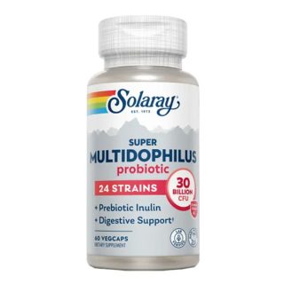 Solaray Super Multidophilus Probiotico 24 Strain 60 Cápsulas