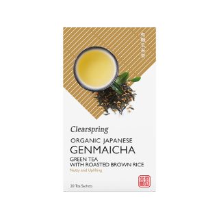 Clearspring Genmaicha Té Verde Con Arroz Tostado 20 Filtros