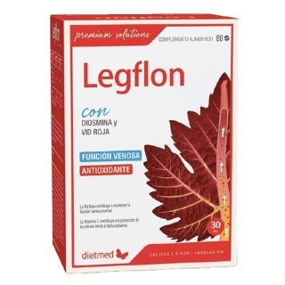 Dietmed Legflon Con Diosmina Y Vid Roja 60 Capsulas