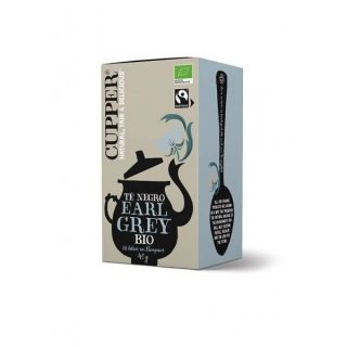 Cupper Infusión De Té Negro Earl Grey Orgánico Y Biológico 20 Bolsas