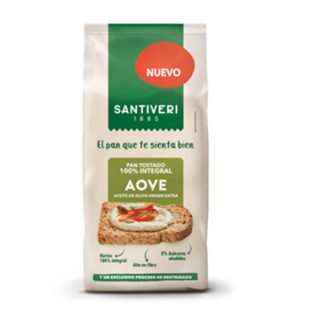 Santiveri Pan Tostado 100% Integral Con Aove 200 g
