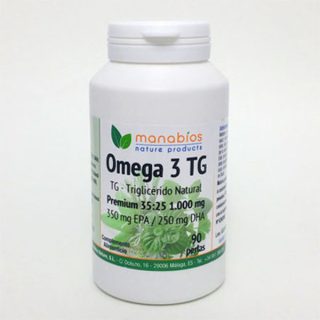 Manabios Omega 3 Tg  35:25 1000 Mg. 90 Perlas