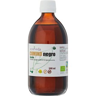 Ayurveda Aceite De Comino Negro Puro BIO 500 ml