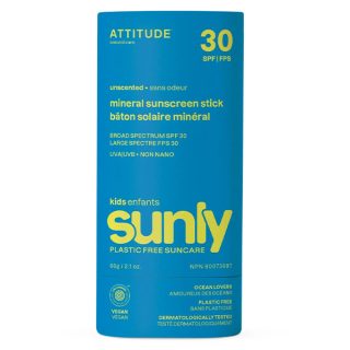 Attitude Solar Baby Kids Stick Spf 30 100% Mineral BIO 60 g