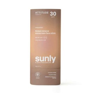 Attitude Tinted Sunscreen Mineral Face Stick Spf 30 20 g
