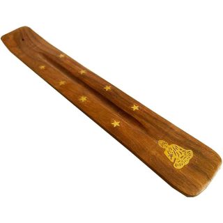 Radhe Shyam Incensario Madera Labrada Budha