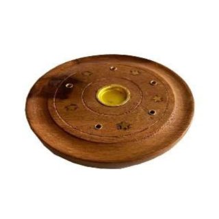 Radhe Shyam Incensario Madera Plato 39