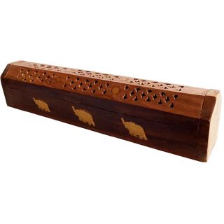 Radhe Shyam Incensario Madera Caja Baul Elefante 304