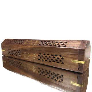 Radhe Shyam Incensario Madera Caja Baul Stick-cono Floral 402