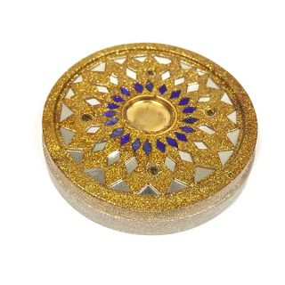 Radhe Shyam Incensario Lacado Bandeja