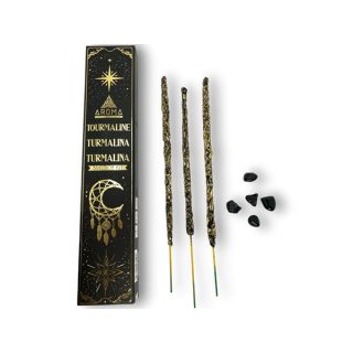 Aroma Incienso Varillas Turmalina + Cristales 20 Gramos