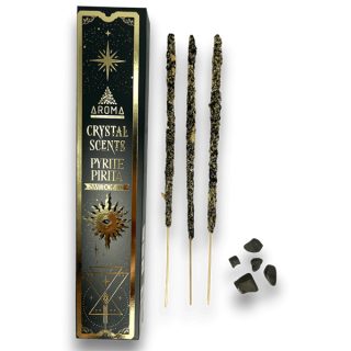 Aroma incienso Varillas Pirita + Cristales 20 Gramos