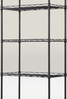 Estantes de almacenamiento de pie 5 NIVELES  NEGRO