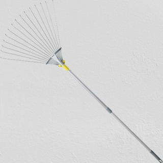 Rastrillo de metal de 63 pulgadas para  jardín y patio