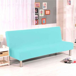 Funda para sofá cama convertible Azul Pastel Ajustable