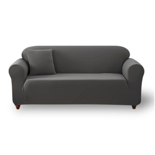 Protector de Sofá Gris Funda Ajustable