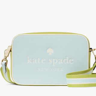 Crossbody Kate Spade con strap ajustable color Blue Glow Multi Mini Camera Bag