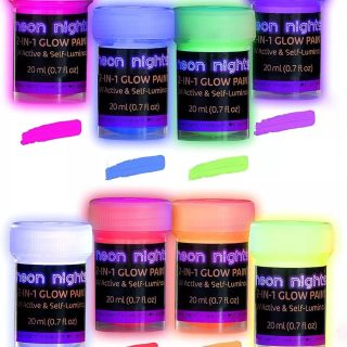 Pintura Resplandeciente En La Oscuridad