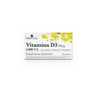 Natysal Vitamina-D3 4000Ui 60 Cápsulas