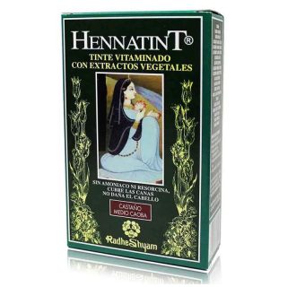 Radhe Shyam Hennatint Castaño Medio Caoba 60ml