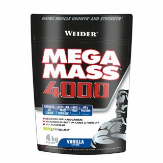 Weider Mega Mass 4000 Vainilla 4 Kg