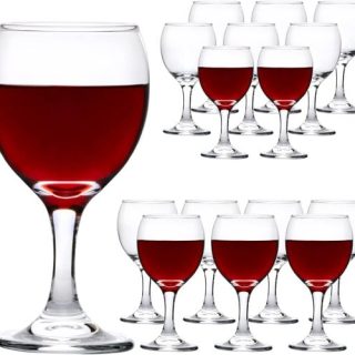 Copas de vino blanco de 8 onzas – 16 unidades