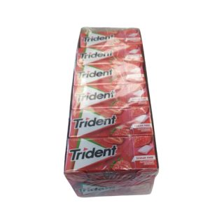 Trident Chicles Sabor Fresa Caja 24 Unidades