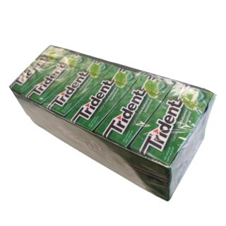 Trident Chicles Sabor Hierbabuena Sin Azúcar Caja 24 Unidades