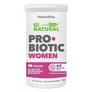 Nature’s Plus GI Natural Probiotic Women 30 Cápsulas