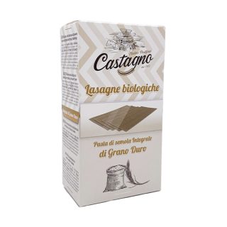 El castagno Lasaña Integral De Trigo BIO 500 Gramos