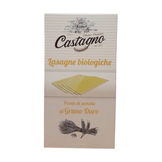 El castagno Lasaña De Trigo Blanco BIO 500 Gramos
