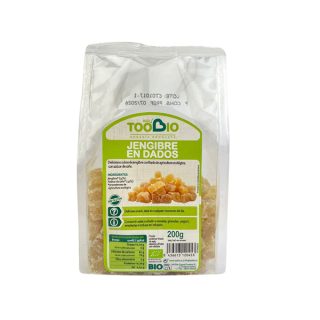 TooBio Gominolas De Jengibre en Dados Con Azúcar 200 Gramos