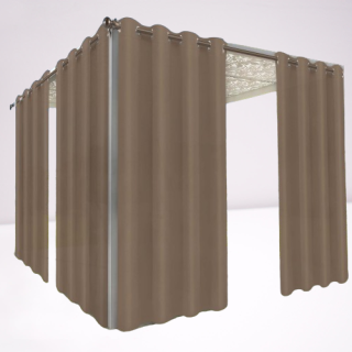 1 panel de cortina de exteriores impermeables para patio