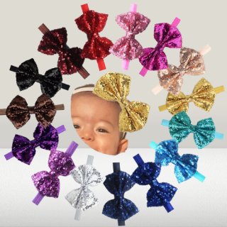 15 bandas elásticas para niñas de 4 pulgadas