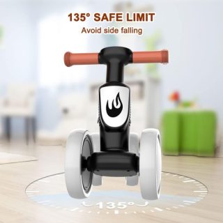 Bicicleta de equilibrio para ninos NEGRO