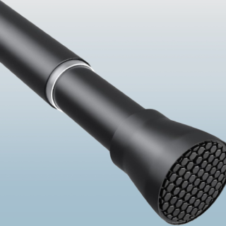 1 barra de cortina de resorte ajustable