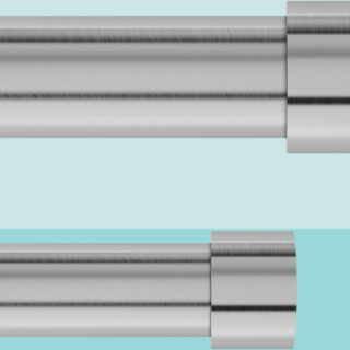 Cortinero doble incluye 2 remates soportes